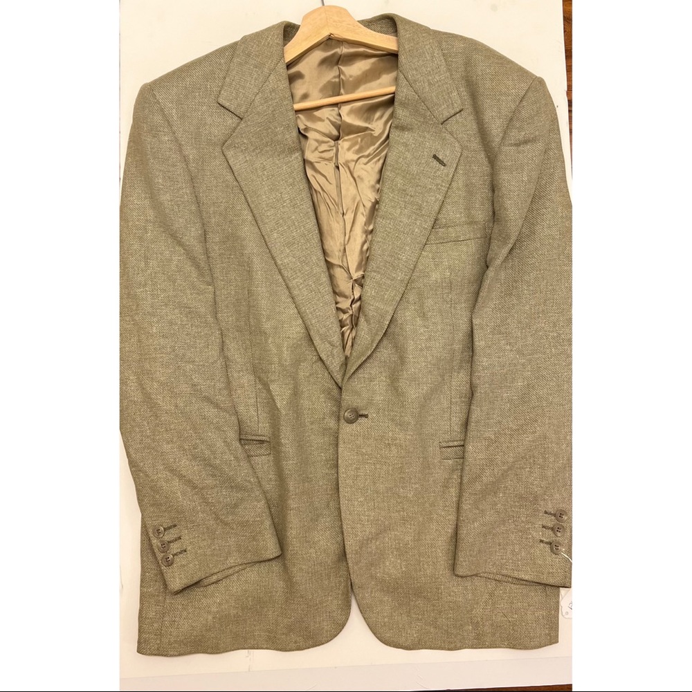 V2 BY VERSACE TAN MENS SUIT JACKET SIZE LARGE/ 40 REGULAR NEW WITHOUT TAGS